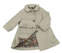 Světešedý flaušový kabát Leigh tucker