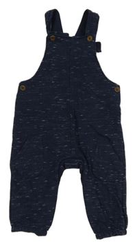 Tmavomodré melírované laclové tepláky F&F