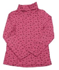 Malinový kvetinový rolák C&A