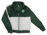 Tmavozeleno-bílá sportovní fotbalová propínací mikina Celtic