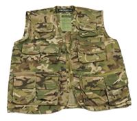 Army plátenná vesta s vreckami Kombat.UK