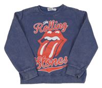 Modrá mikina s jazykem - Rollong Stones