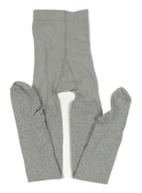 Šedo-třpytivé punčocháče H&M