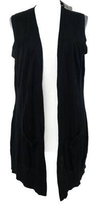 Nové - Dámsky čierny úpletový cardigan Dunnes