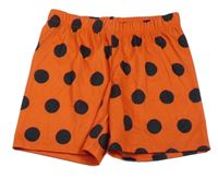 Červené kraťasy s bodkami