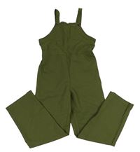 Khaki nohavicový overal Shein
