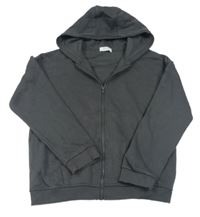 Tmavosivá prepínaci mikina s kapucňou Primark