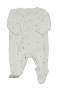 Bílý overal s medvědy Next