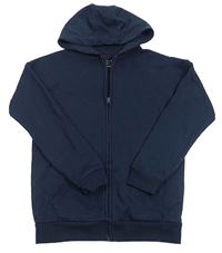 Tmavomodrá prepínaci mikina s kapucňou PRIMARK