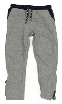 Šedo-tmavomodré tepláky Topolino 