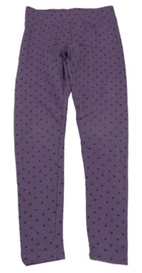 Fialové legíny s mašličkami C&A