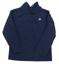 Tmavomodré triko se stojíčkem Benetton