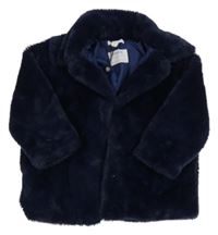 Tmavomodrá kožušinová podšitá bunda Kite Cosmic