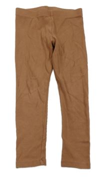 Hnedé rebrované legíny Next