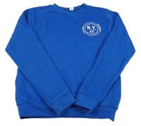 Safírová mikina s potiskem S. Oliver 