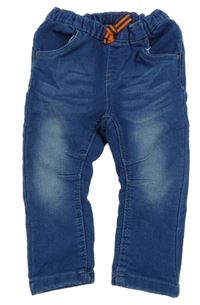 Modré teplákové jogger rifle Ergee