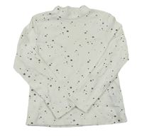 Biele tričko s hviezdičkami zn. H&M