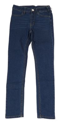 Tmavomodré skinny rifle H&M