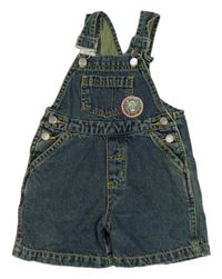 Tmavomodré na traké rifle s býkem