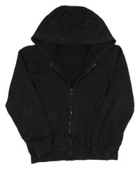 Černá propínací mikina s kapucí George