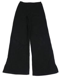 Černé zateplené zvonové tepláky Kappahl 