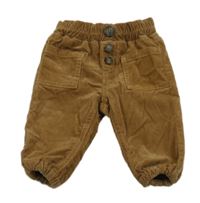 Béžové podšité menšestrové nohavice Name it