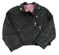 Čierny koženkový jarný krivák Kiki&Koko