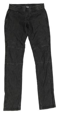 Šedé legíny riflového vzhledu C&A