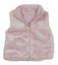 Svetloružová kožušinová vesta Kiki&Koko