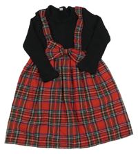 Černo-kostkované šay Shein