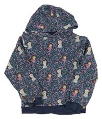 Tmavomodrá mikina s Frozen a kapucí M&S