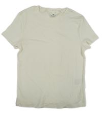 Smetanové žebrované tričko H&M