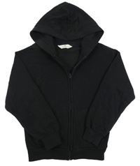 Čierna prepínaci mikina s kapucňou H&M