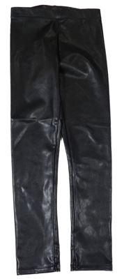 Čierne potiahnuté é legíny H&M