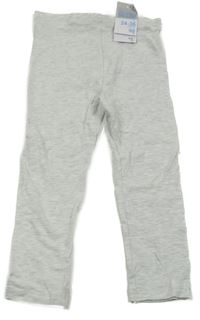 Nové - svetlosivé melírované legíny PRIMARK