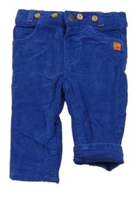 Cobaltovoé menšestrové podšité nohavice s raketou ORCHESTRA