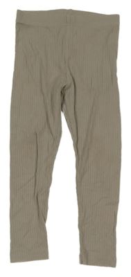 Sivé rebrované legíny George