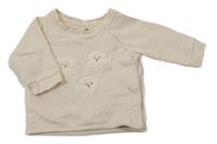 Smotanová prepínaci mikina s pejsky H&M