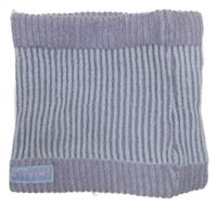 Fialovo-světlemodrý žebrovaný pletený nákrčník s nápisem - Stitch Disney