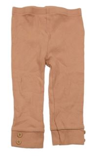 Staroružové rebrované ľahké tepláky Tu