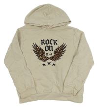 Béžová mikina s křídly a kapucňou Kids Only