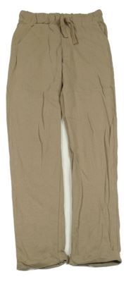 Hnedé ľahké tepláky H&M