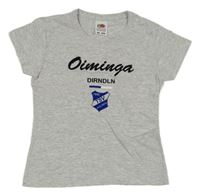 Sivé melírované tričko s nápisom Fruit of the Loom