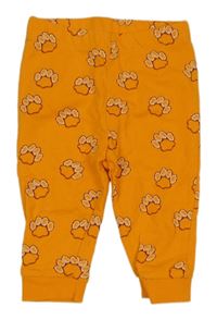 Horčicové tepláky s tlapkami