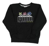 Černá mikina se Sonicem Puma