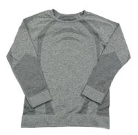 Šedé melírované thermo triko Crivit