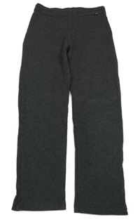 Tmavošedé melírované teplákové kalhoty F&F