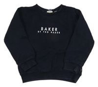 Tmavomodrá mikina s logom Baker
