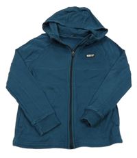 Petrolejová propínací mikina s kapucí George