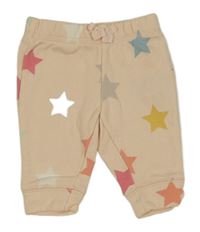 Marhuľové tepláky s farebnými hviezdami GAP